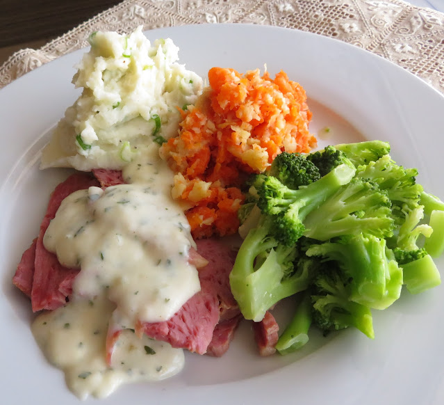 Corned Beef with Parsley Sauce