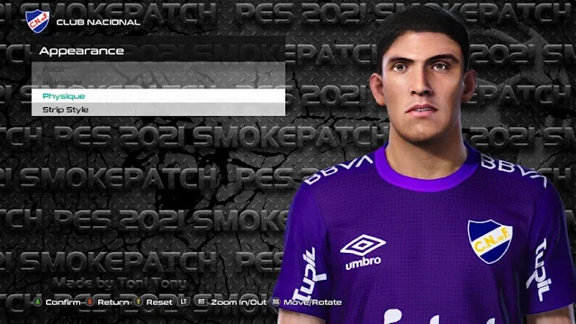 Sergio Rochet Face For eFootball PES 2021