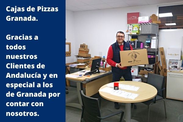 Cajas de Pizzas Granada