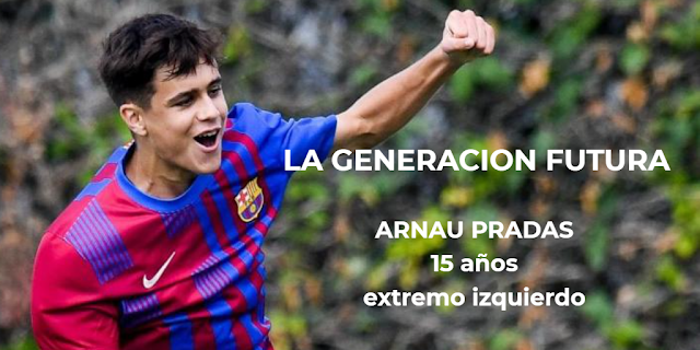 ARNAU PRADAS - CADETE"A" - F.C. BARCELONA