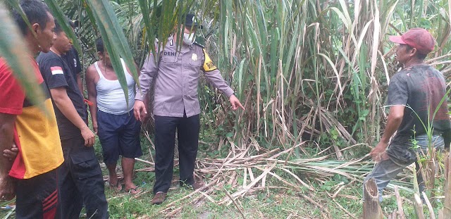Polsek Kotarih Olah TKP Temuan Mayat