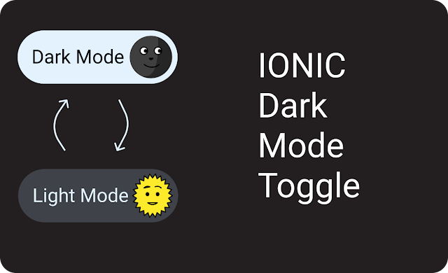 Ionic Native APP  Dark and light mode theme - change dynamically