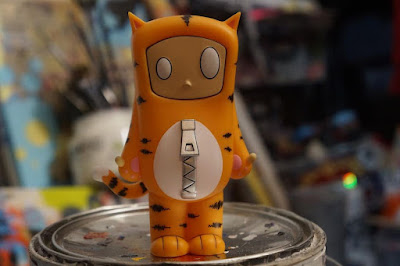 The Kid in a Cat Costume Year of the Tiger Edition Vinyl Figure by ChrisRWK x Strangecat Toys x UVD Toys