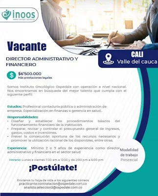 📂 Empleo en Cali HOY como Director Administrativo 💼 |▷ #SiHayEmpleo