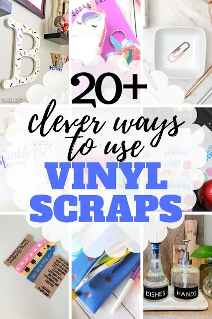 Use up all those small vinyl scraps with these simple and useful vinyl project ideas.