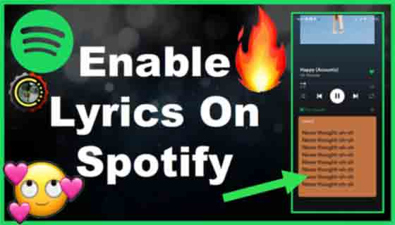 كيفية عرض كلمات الاغاني في سبوتيفي! How to see song lyrics Spotify