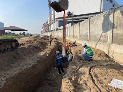 Sewage Pipeline In Choeung Ek Lake (IF to STP)