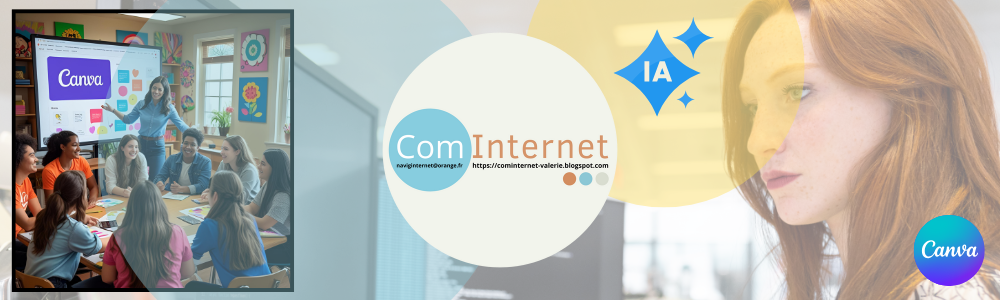 COMINTERNET formations communication globale CANVA graphisme publicitaire Community Managers