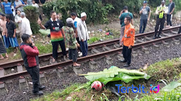 Pasutri Warga Kebonpedes Sukabumi Meninggal Mengenaskan Tertabrak KA Siliwangi