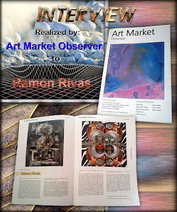 Entrevista por la revista "Art Market Observer" al artista Ramón Rivas