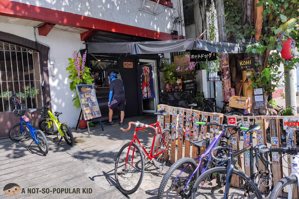 Kohi Japanese Cafe in Makati City - bicycle friendly coffee shop