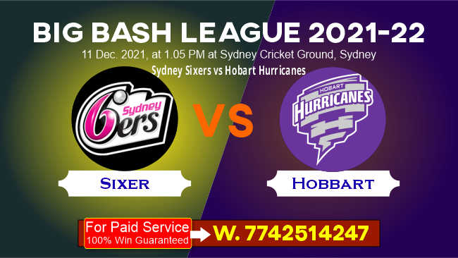 SYS vs HBH Big Bash 8th T20 Match Prediction Betting Tips Cricdiction
