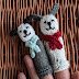 Dog finger puppet pattern: new version