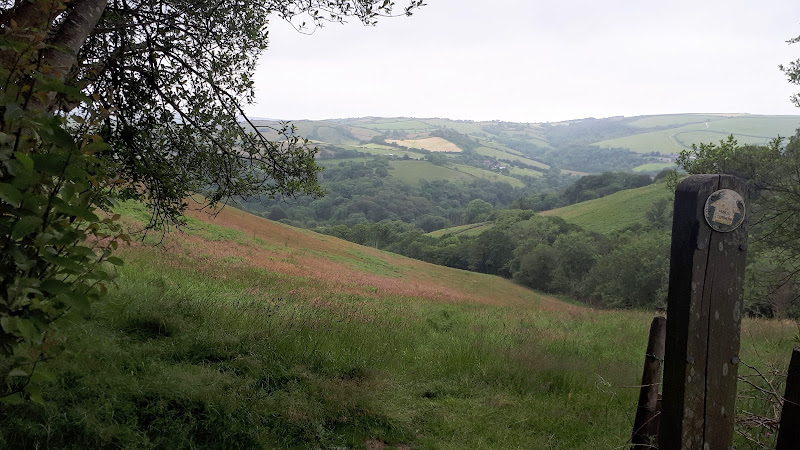 View across the valleys to Berrynarbor