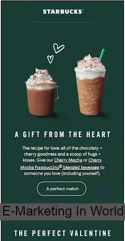 Starbucks email marketing