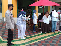 Bhabinkamtibmas Semaki Kawal Kegiatan Pameran di SMKN 6 Yogyakarta