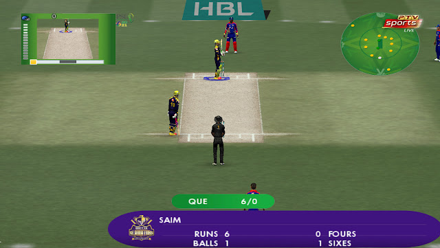 hbl psl 2021 Overlay + Menu for EA Sports Cricket 07