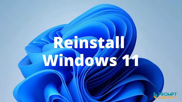 Reinstall Windows 11 Operating System