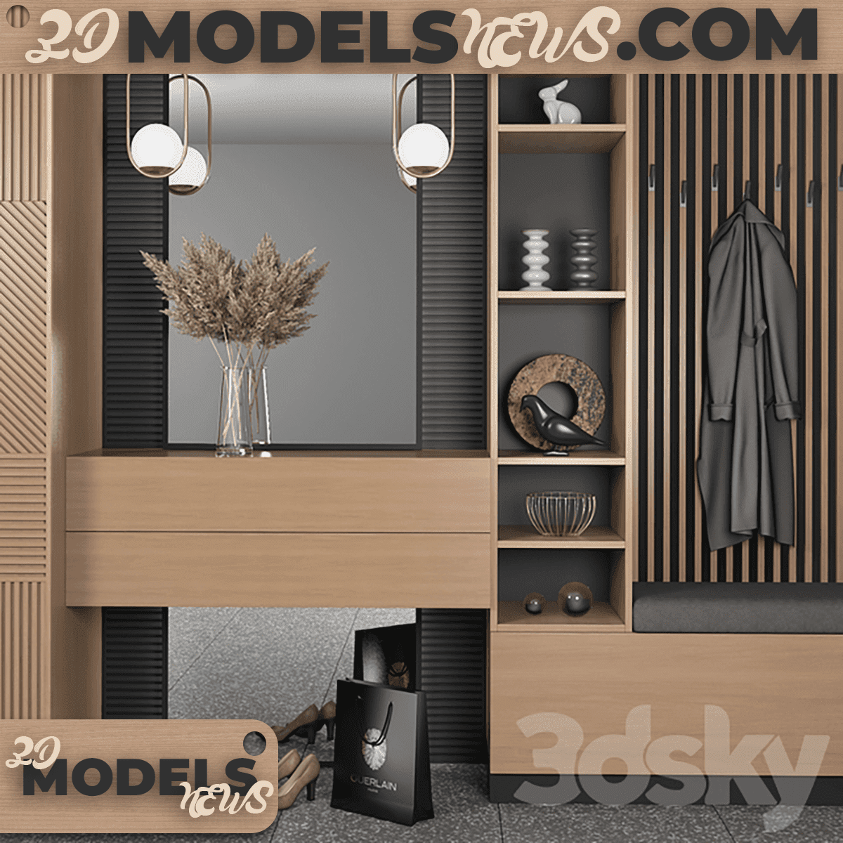 Furniture Composition Hallway Model 2