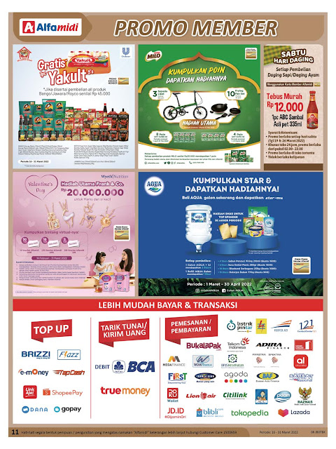 Katalog Promo Alfamidi 16-31 Maret 2022