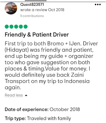 Reviews on Zaini Transport