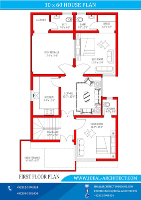 30x60 House Plan | 7 Marla House Plan