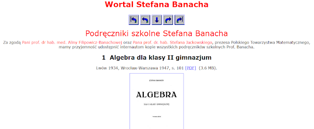 Podręczniki szkolne Stefana Banacha - bezpłatne i całe publikacje do szkoły średniej w formacie PDF