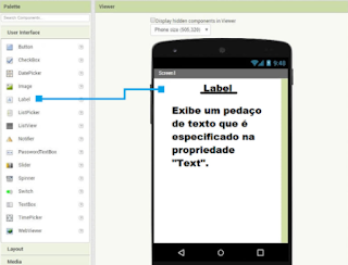 Componentes app inventor