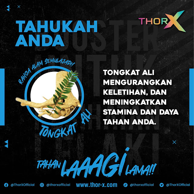 THOR X BOOSTER UNTUK KESIHATAN LELAKI DENGAN EKSTRAK MACA