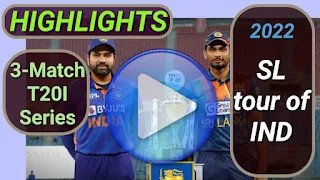 Sri Lanka tour of India 3-Match T20I Series 2022