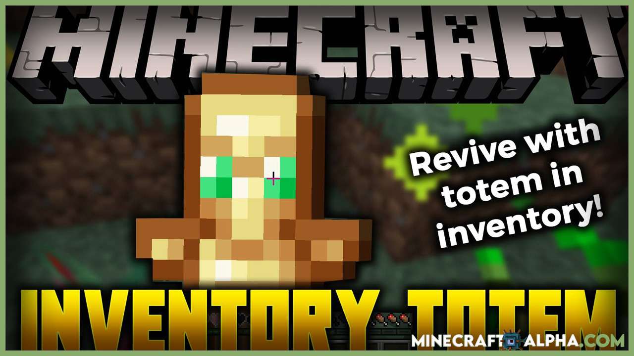 Minecraft Inventory Totem Mod 1.18.1 (Revive Totem)