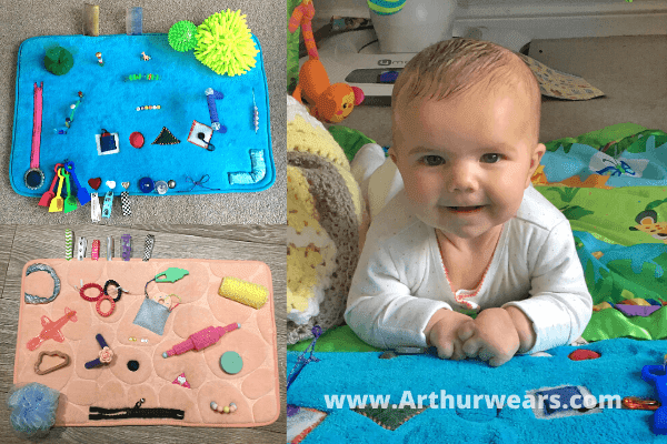 Diy Sensory Activity Mat For Babies