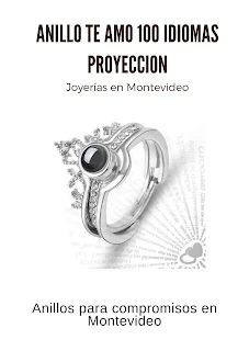 Anillo Te Amo 100 Idiomas Proyeccion