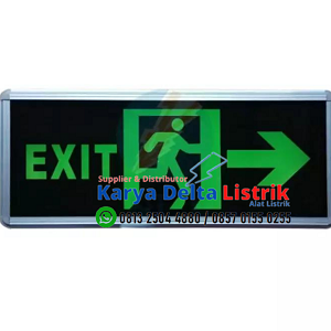 Lampu Emergency Exit Biasa