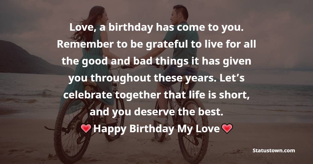 Long and Short Emotional Birthday Wishes for Boyfriend