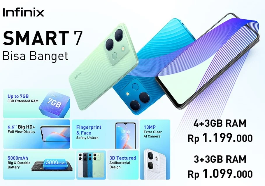 Ini 5 Kelebihan Infinix Smart 7 yang Baru Dirilis di Indonesia