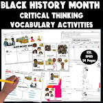 ESL Newcomer Activities Vocabulary Black History Month