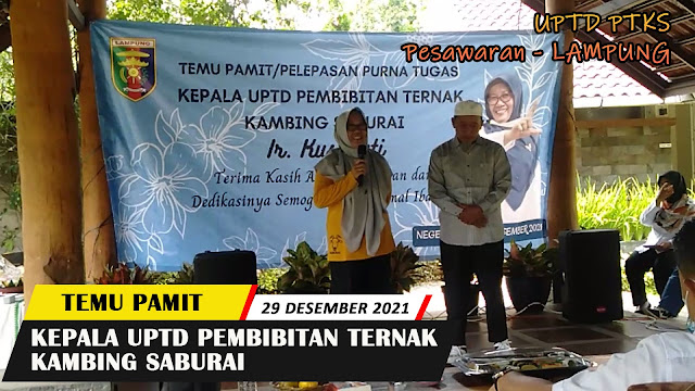 TEMU PAMIT KEPALA UPTD PTKS PESAWARAN LAMPUNG