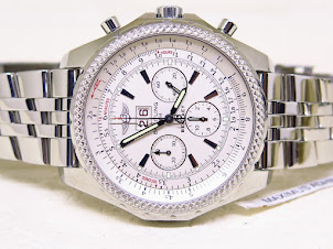 BREITLING BENTLEY CHRONOGRAPH WHITE DIAL BIG DATE - AUTOMATIC