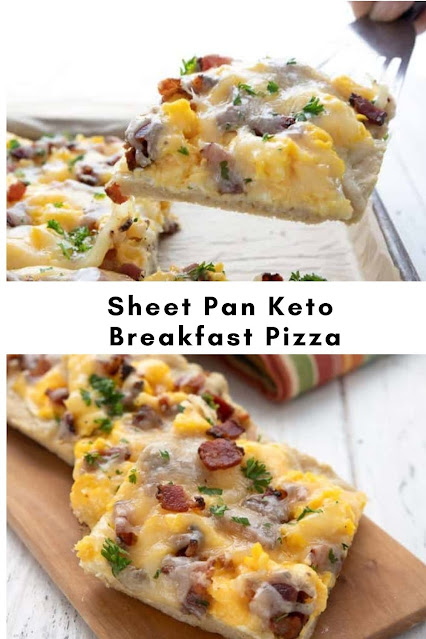 Sheet Pan Keto Breakfast Pizza
