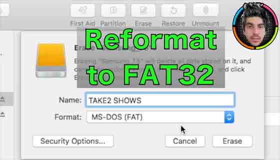 كيفية تغيير فورمات الفلاش إلى Fat32 على نظام ماك (Mac) + فوائد فورمات USB