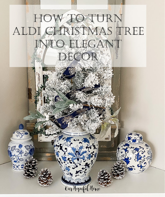 Aldi Merry Moments tabletop tree