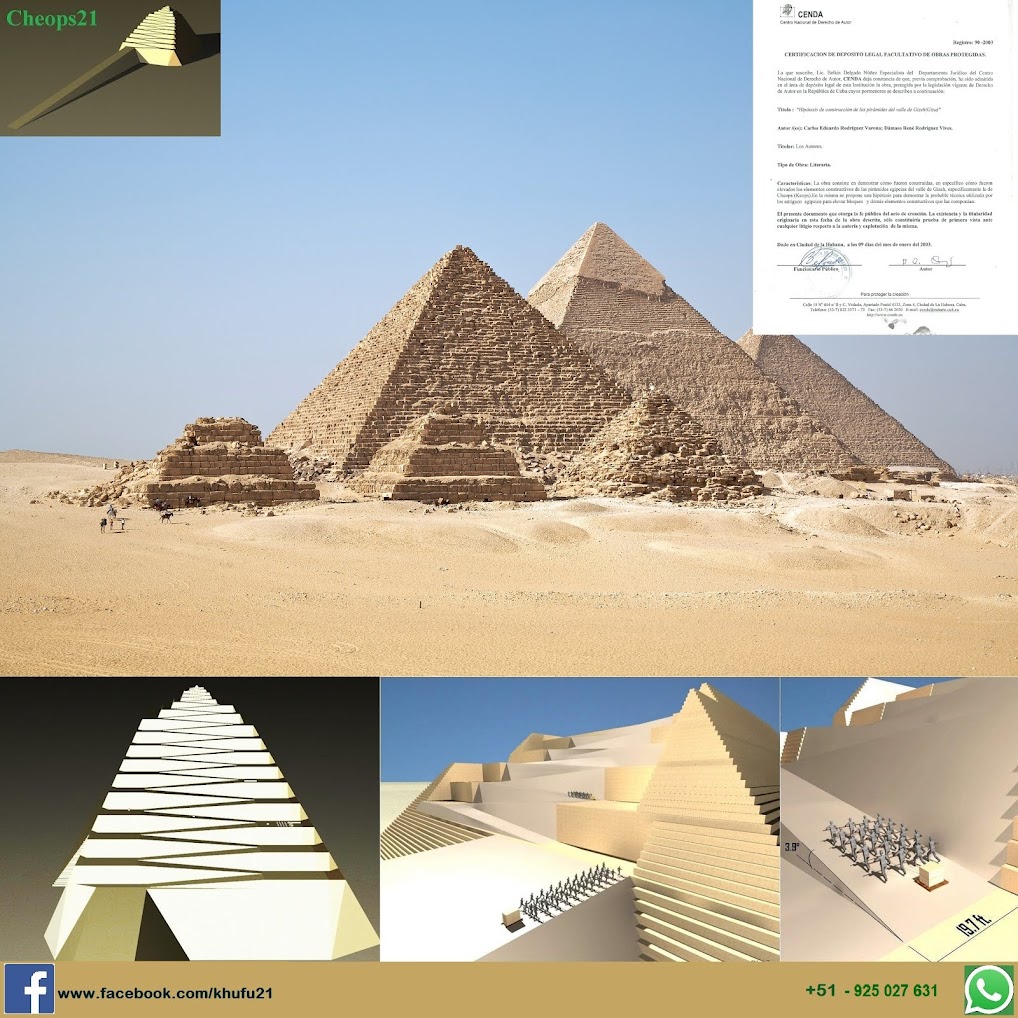 Theory of construction of the Giza plateau pyramids