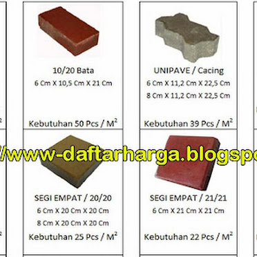 Harga Paving Block Per Meter | Jual Paving Murah