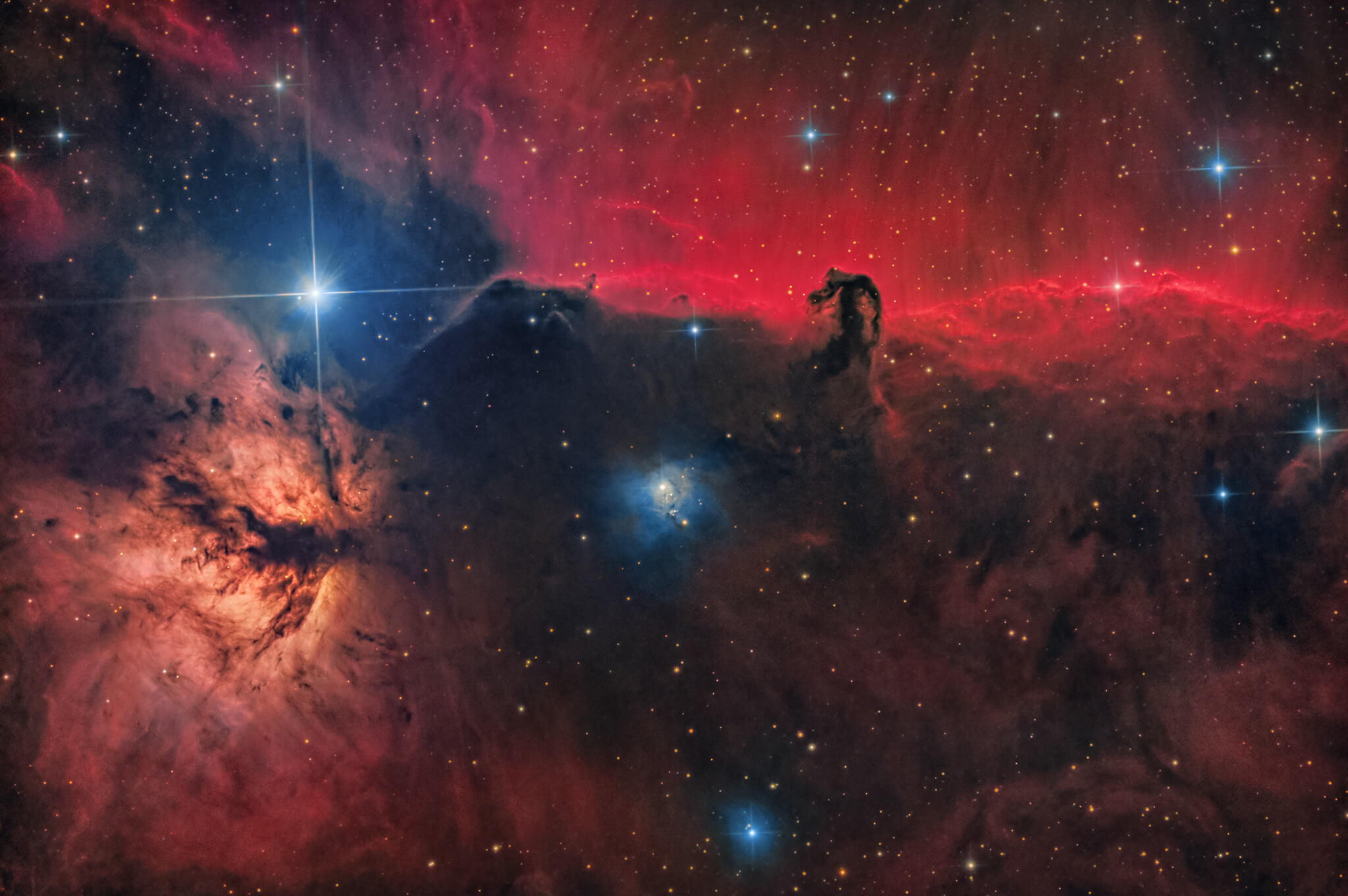 Nebulosa Testa di Cavallo ripresa da Luca Fornaciari - lucafornaciarifotografia.com