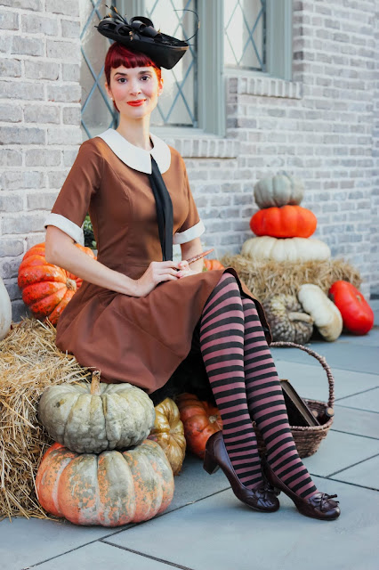 WeLoveColors Black Mocha Stripe Tights