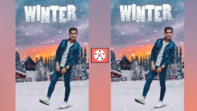 Winter Background Photo Editing Tutorial | Kinemaster Photo Editing | Winter Photo Editing Tutorial