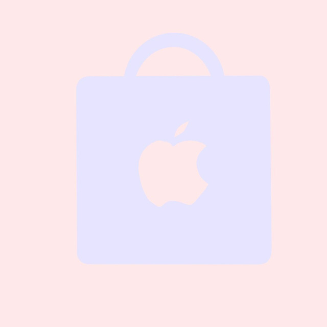 Apple Store Pink Purple Aesthetic