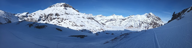 ski de rando  Col de la Terrasse : De Loriaz à Emosson par la gorge de la Veudale