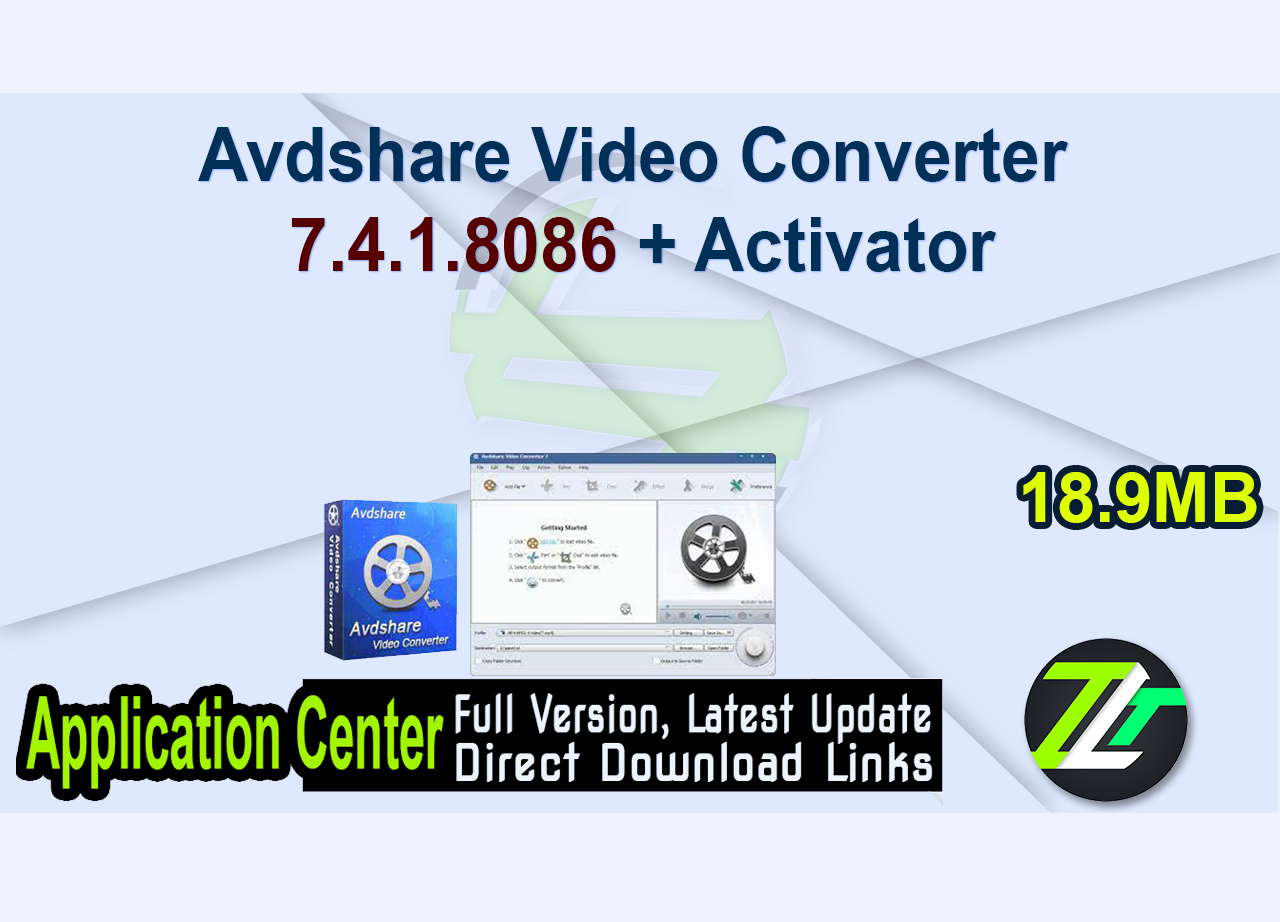 Avdshare Video Converter 7.4.1.8086 + Activator
